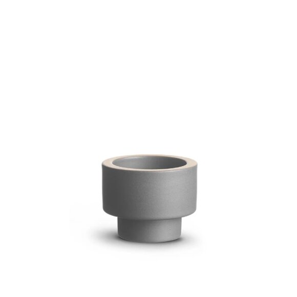 Set of 4 - Grey Heath Ceramics Candle Holders - Picture 1 of 4